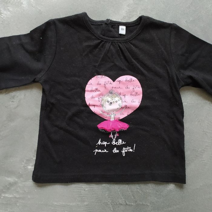 T-shirt fille 18 mois - photo numéro 2
