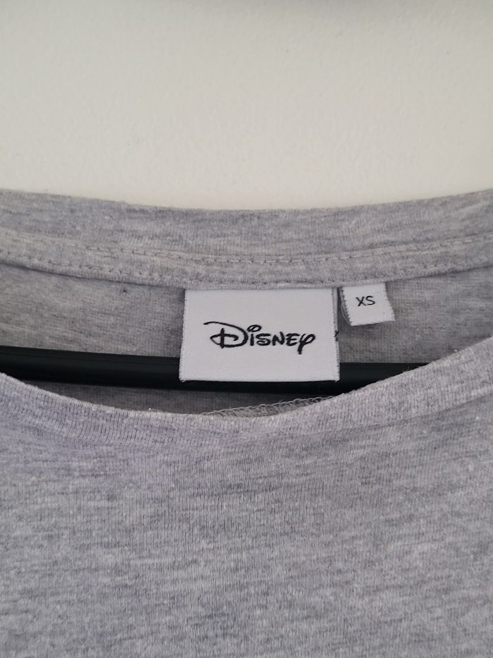 T-shirt gris Disney Mickey tête florale - photo numéro 6