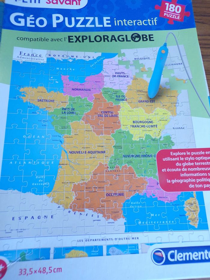 Géo Puzzle Clémentoni