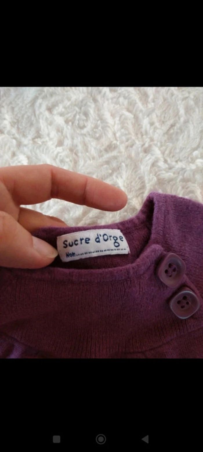 Robe pull Fille 6 mois Sucre d'orge - photo numéro 5