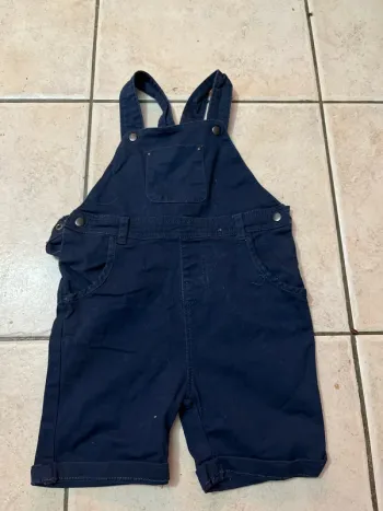 Short salopette garçon