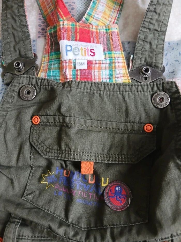 Salopette et t-shirt 18 mois - photo numéro 3