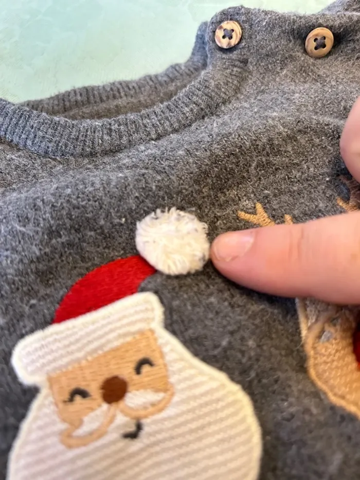 Pull de Noël C&A - 9/12 mois - photo numéro 8