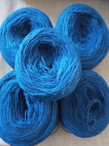 Lot de 4 Pelotes Bleues (320g)