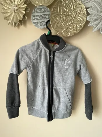 Gilet zippe gris