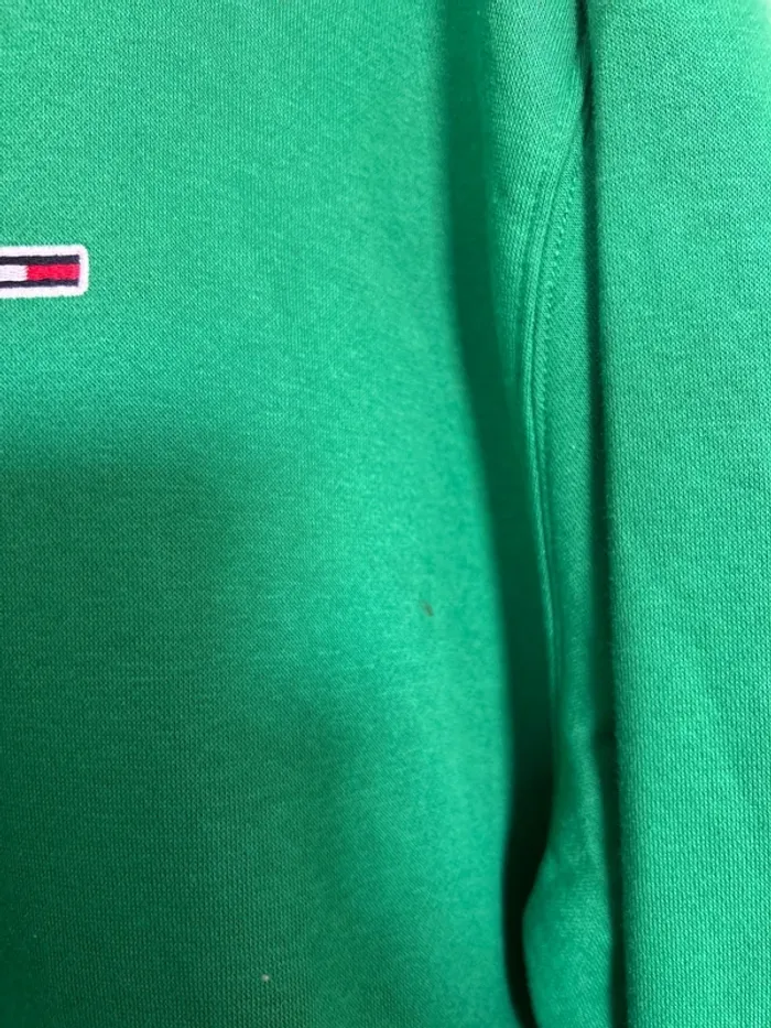 Sweat à capuche hoodie vert Tommy jeans XL - photo numéro 7
