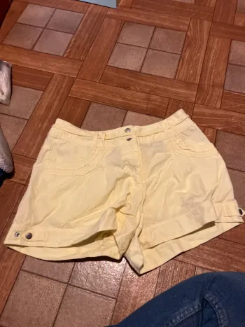 Shorts jaune canaris @