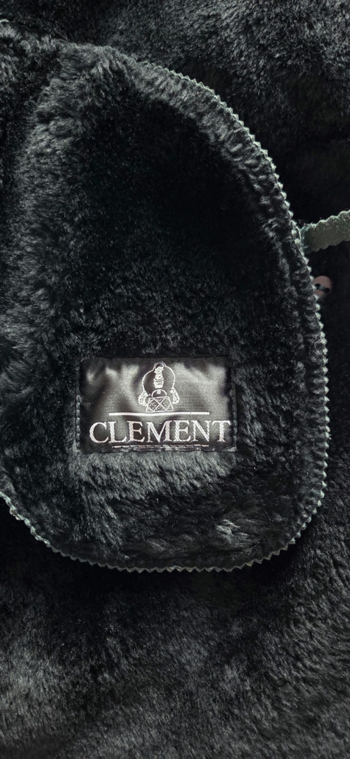 Manteau agneau véritable vert forêt Jekel T.46 - photo numéro 4