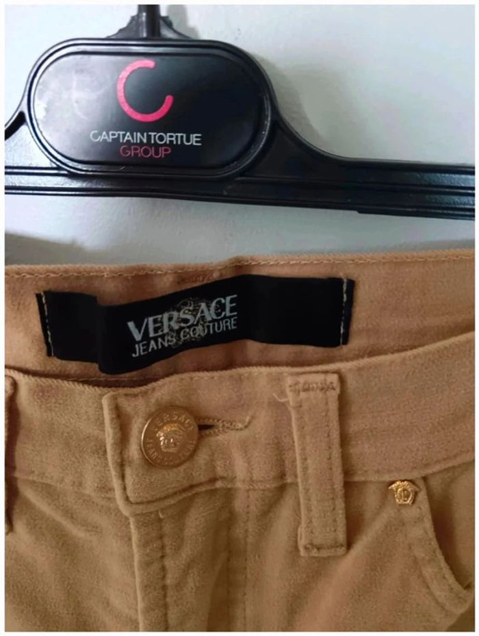 C4 pantalon beige Versace W30 - photo numéro 3