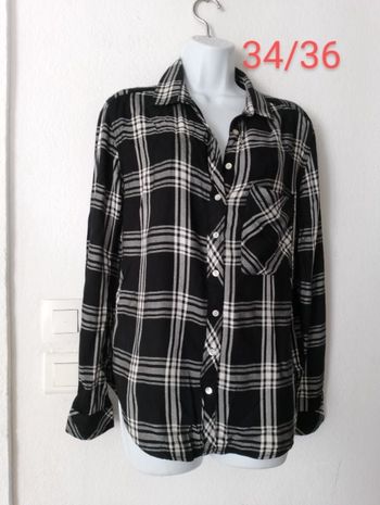 Chemise à carreaux femme 34/36