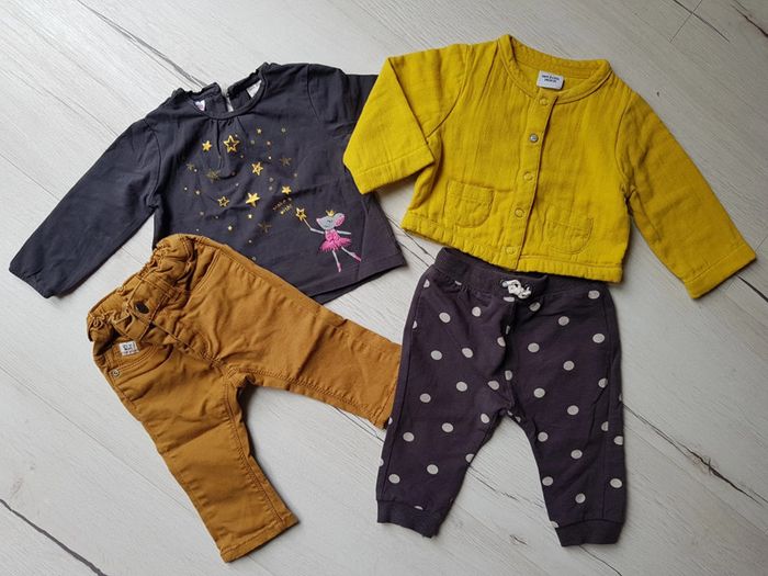 Ensemble 4 pièces hiver fille 3 mois zara tao mexx