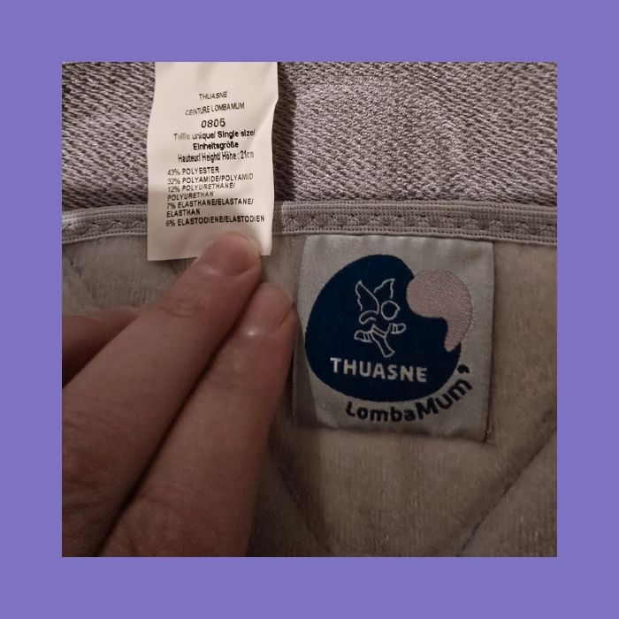 Ceinture de Maternité de Maintien et Confort LombaMum Soutien Lombaire Grossesse Thuasne Neuf Sans Étiquette - photo numéro 4