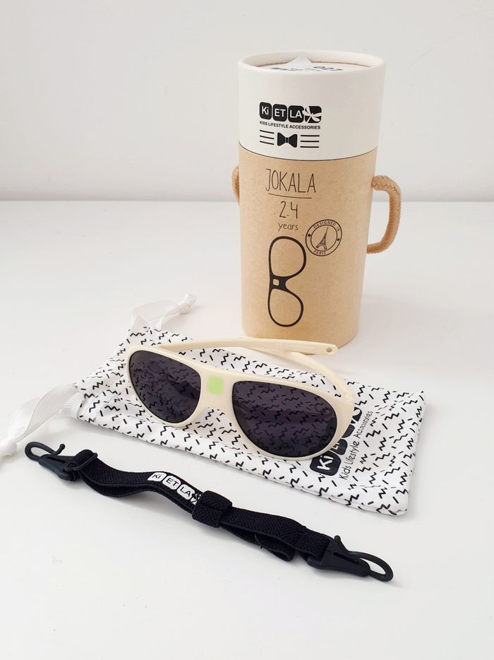 Lunettes de soleil Jokala crème - Ki ET LA