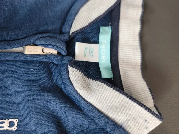 Lot hauts t shirt gilet garçon bleus 3 ans - photo numéro 12