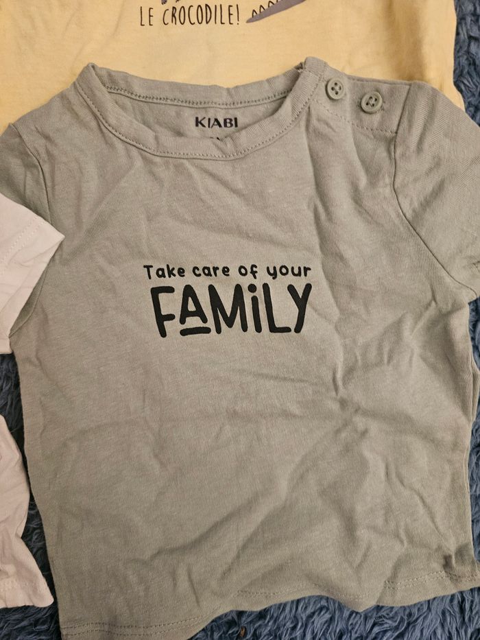 Lot de t-shirt pour bébé garçon 3mois/62cm - photo numéro 3