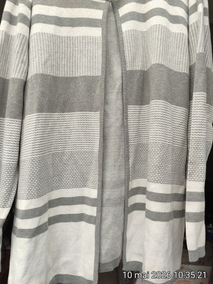 Magnifique Gilet Long / Cardigan Helena Vera - Taille 52 - photo numéro 4