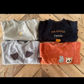 Lot pyjamas 1 mois