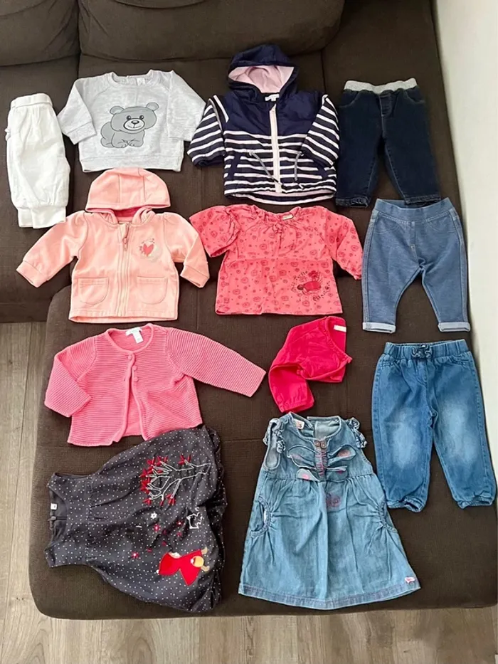 Lot de vêtements hiver fille 6 mois - photo numéro 2