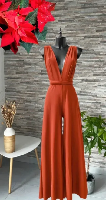 Sublimée combinaison rouille terracotta positions multiples fabrication française