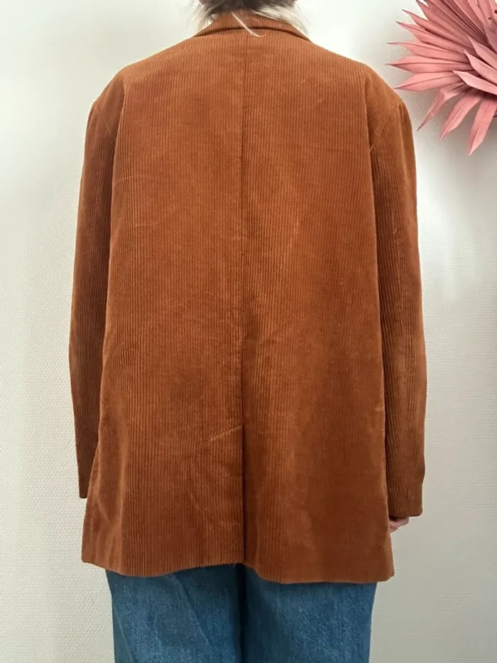 Blazer en velours côtelé vintage - photo numéro 7