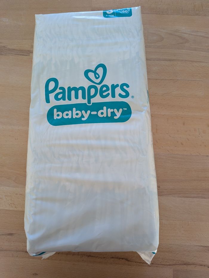 Pampers Baby-Dry Taille 3 - 6-10 kg 50 couches - photo numéro 3