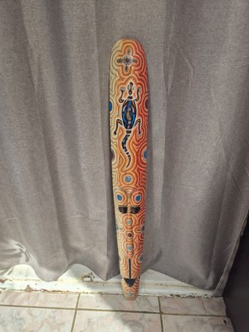 ​🎭 Grand Masque Africain Mural – Hauteur 97 cm