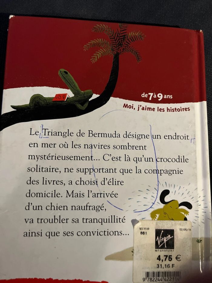 Livre pour enfants le triangle de bermuda par Michael Leblond et Marc bout avant - photo numéro 4