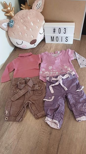 Lot 2 tenues hiver fille