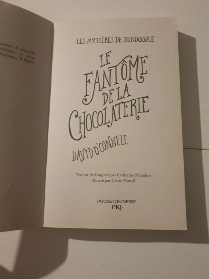 Le fantôme de la chocolaterie  David O'Connell - photo numéro 7