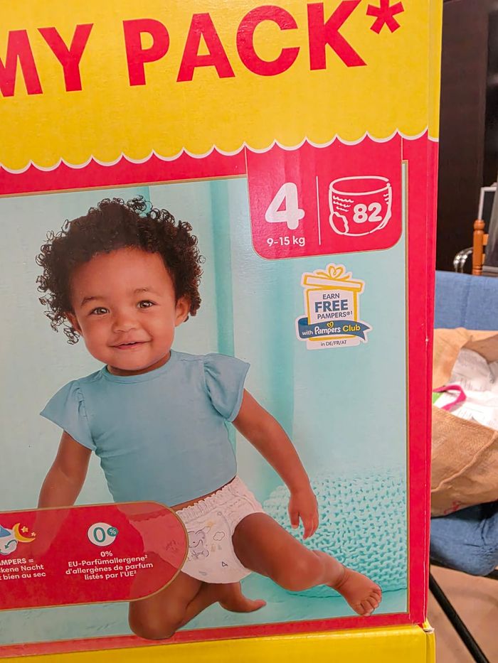 2 cartons pampers premium protection pants T4 - photo numéro 2