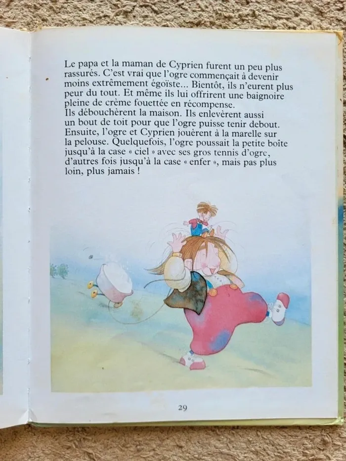 Livre enfant vintage "L'ogre extrêmement égoïste" de Florence Desmazures - Vive la lecture - photo numéro 9