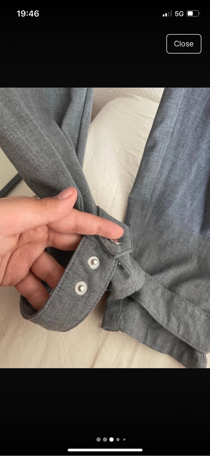 pantalon gris élégant - photo numéro 2