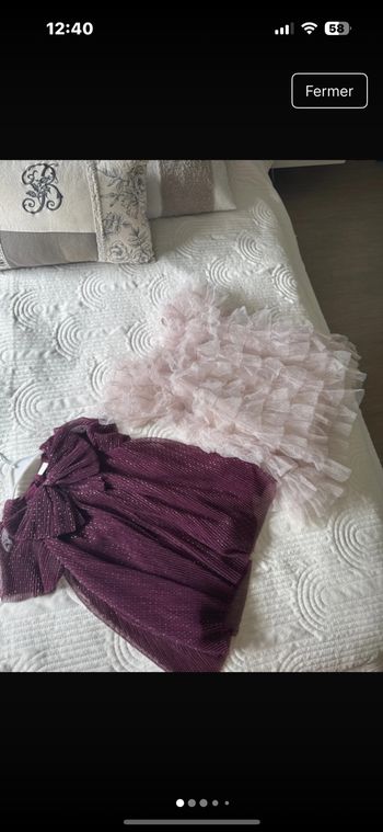 Lot deux robes 12/18 mois très bon état