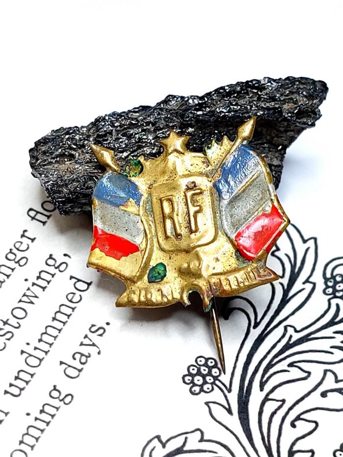 Broche République Française vintage - photo numéro 5