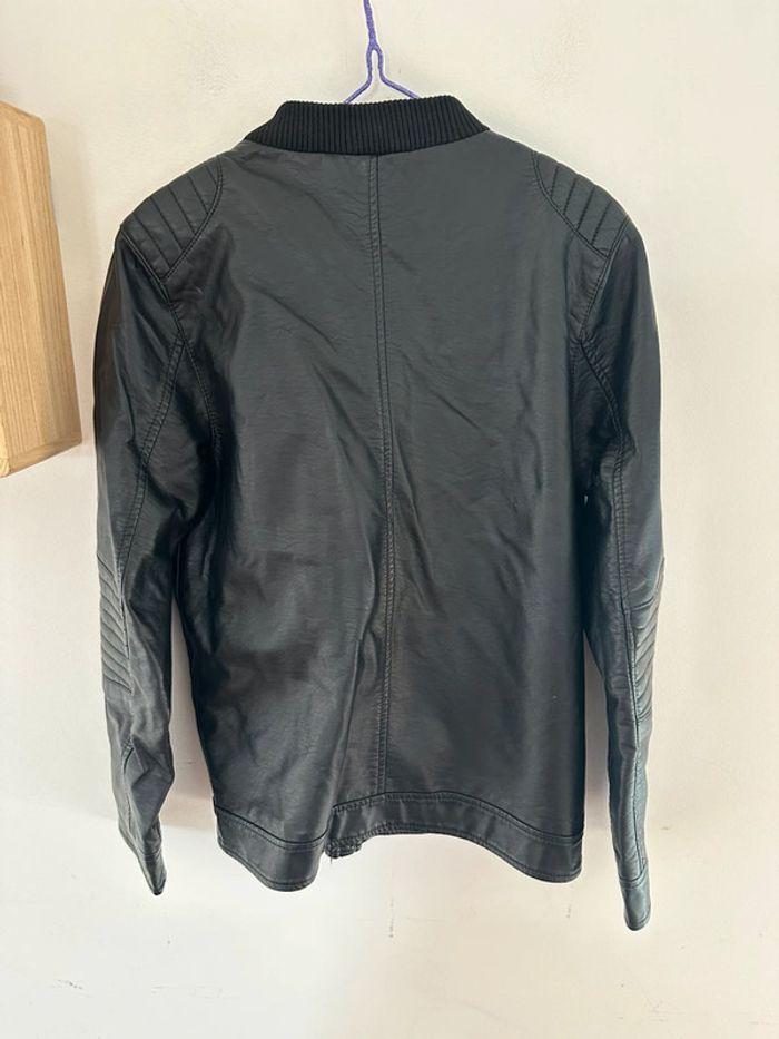 Veste en similicuir kiabi 12 ans garçon - photo numéro 5