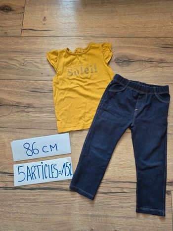 🌼 Ensemble fille 24 mois – Kiabi & In Extenso – Très bon état 🌼