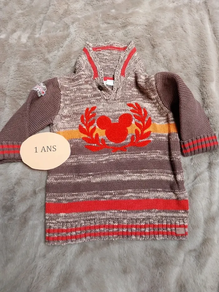 Pull en laine 12 mois - photo numéro 2
