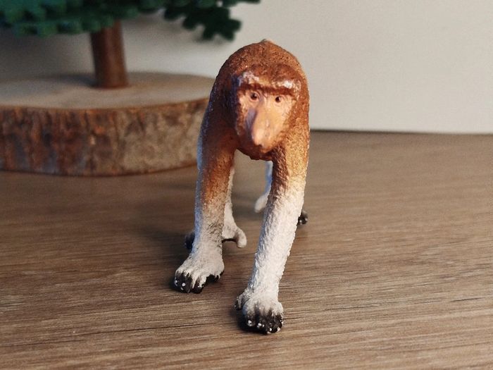 Schleich figurine singe Nasique Animal de la savane