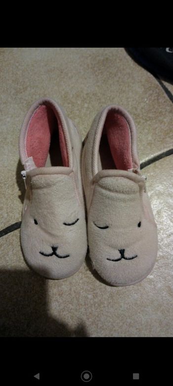 Chaussons pantoufles roses