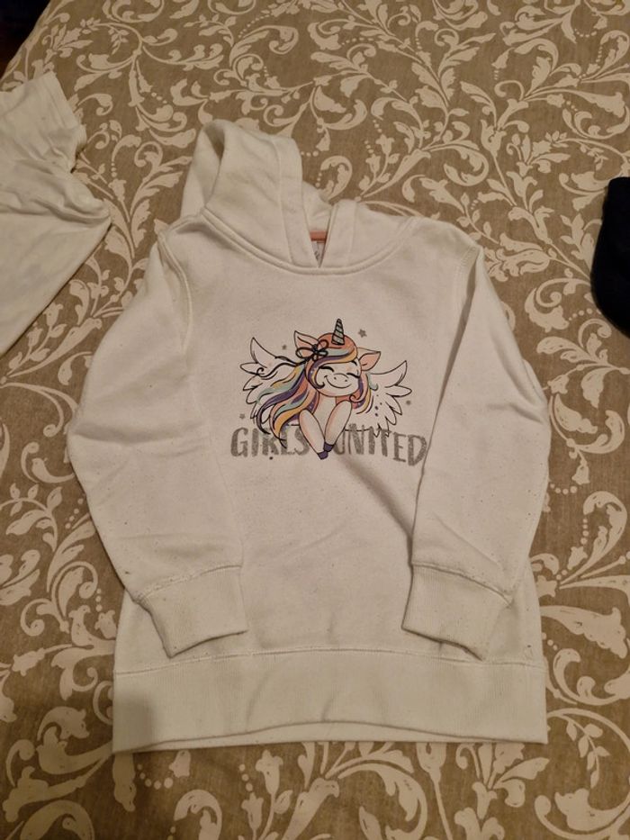 Pull à capuche licorne