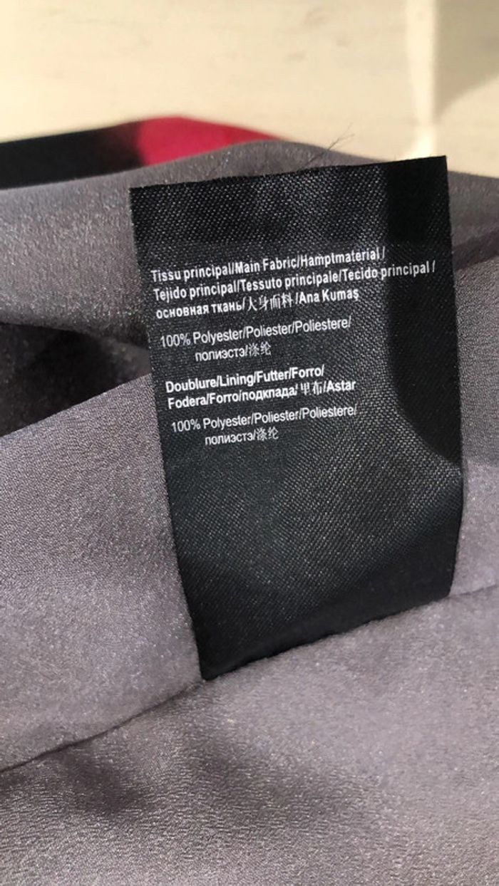 Jupe légère one step taille 40 polyester Kaki jaune rose - photo numéro 7
