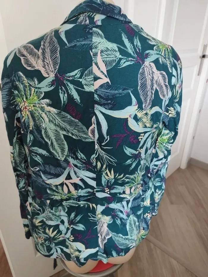 Veste legere imprimée tropical Promod T36 - photo numéro 6