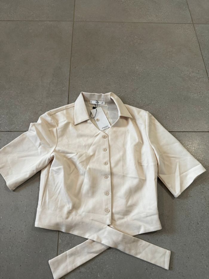 Haut crème Mango, taille S, neuf avec étiquette