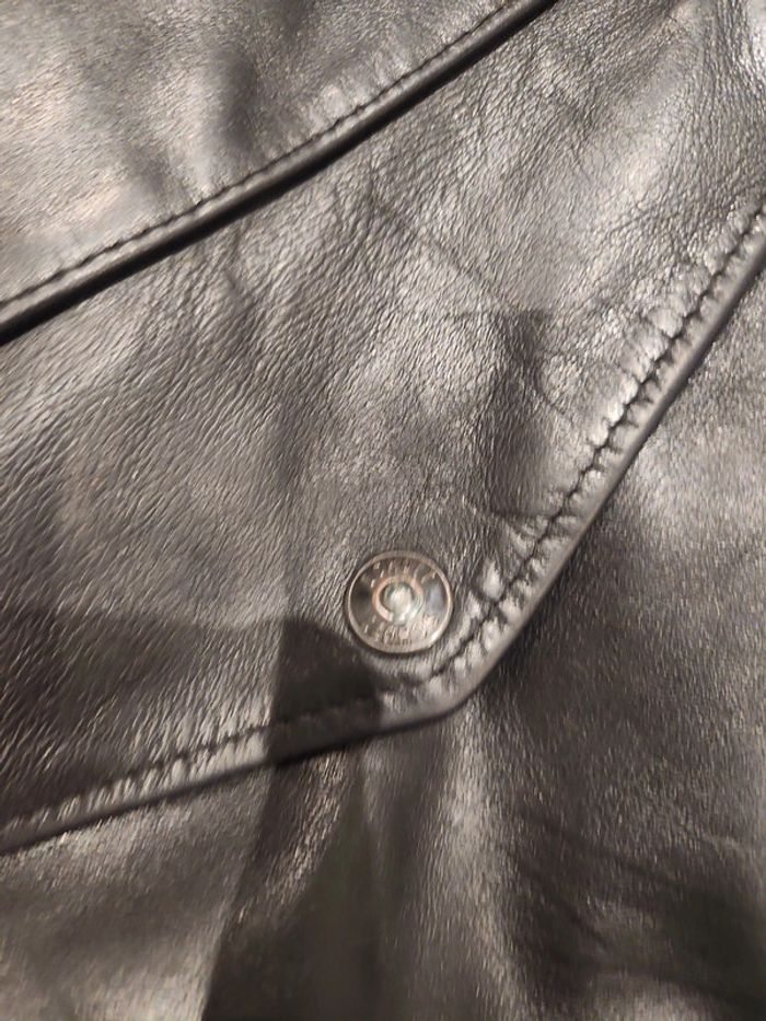 Blouson en cuir vintage schott - photo numéro 5