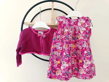 9 mois ensemble Sergent major robe et gilet assorti