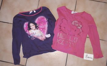 2 hauts 8 ans fille