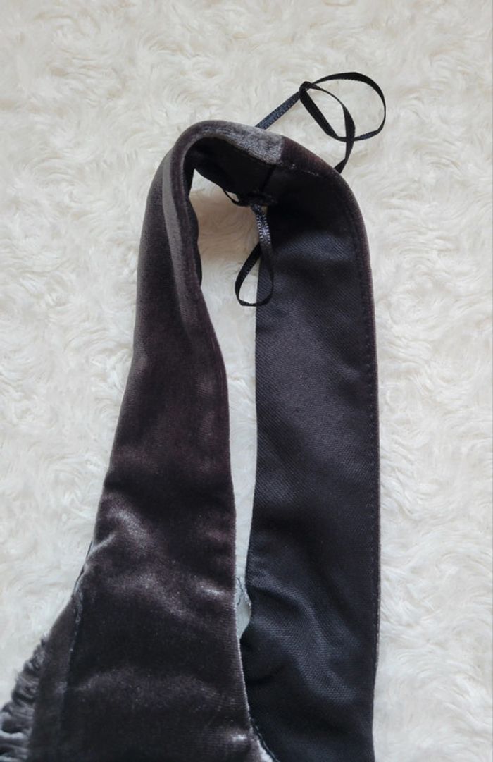 Superbe haut chic brillant velour Zara - photo numéro 5