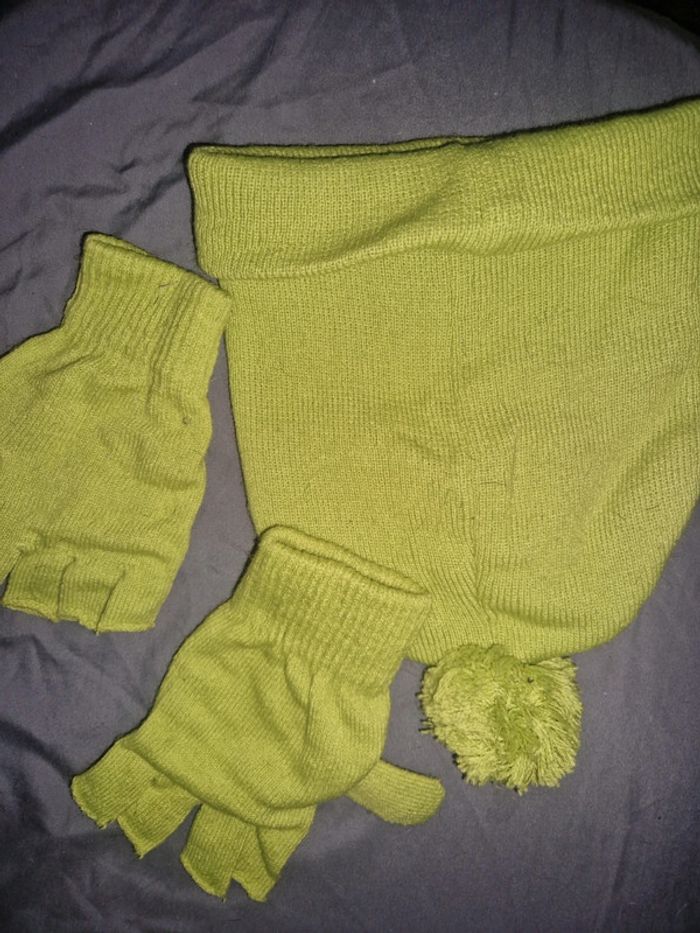Bonnet et gants the grinch - photo numéro 5