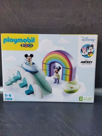 Maison des nuages Mickey Minnie playmobil 71319 123 junior