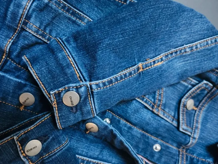 Veste en jean garçon boutons pressions okaidi garçon - photo numéro 10
